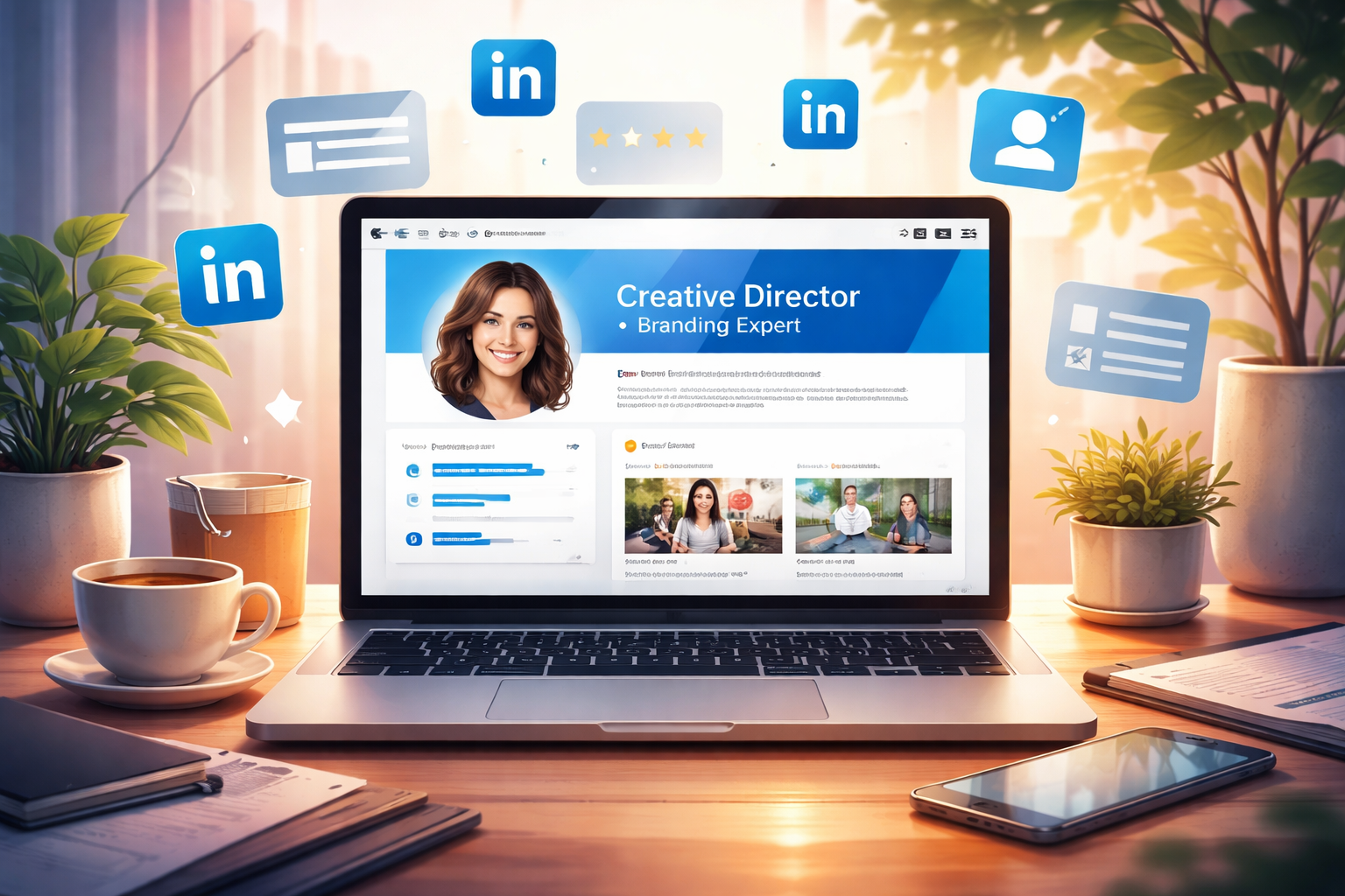 AI generated post header