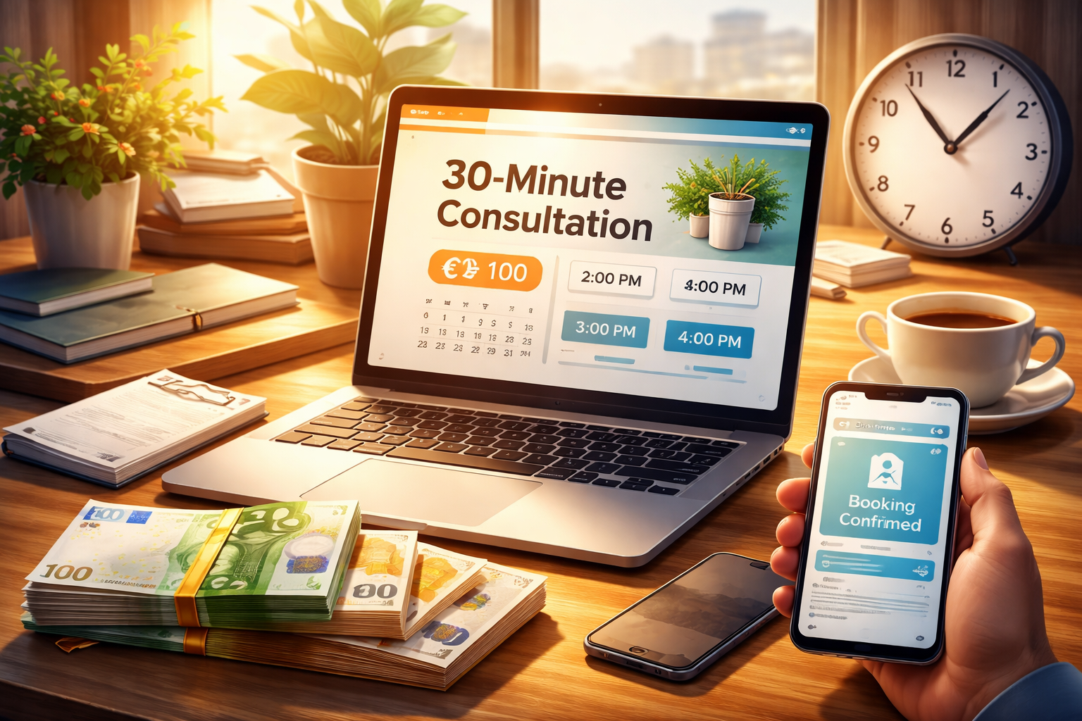 AI generated post header